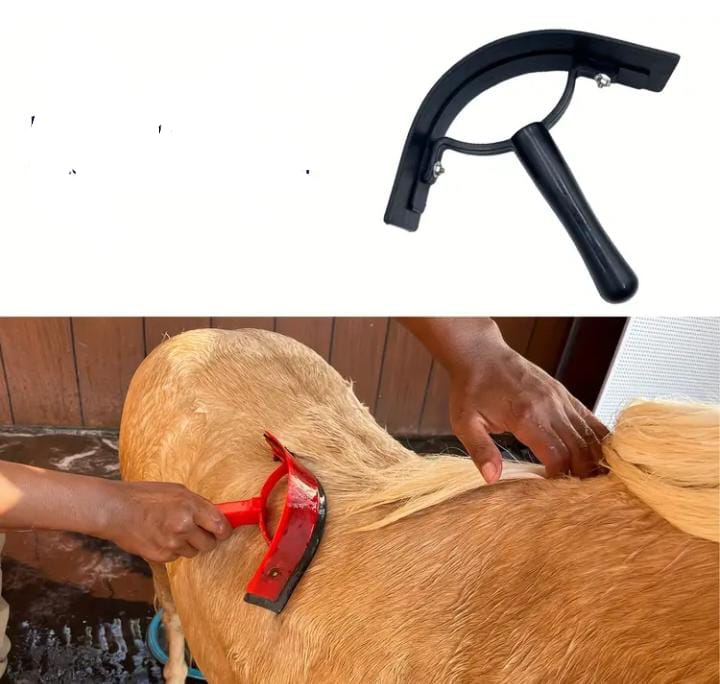 Escrapadora de sudor de caballo