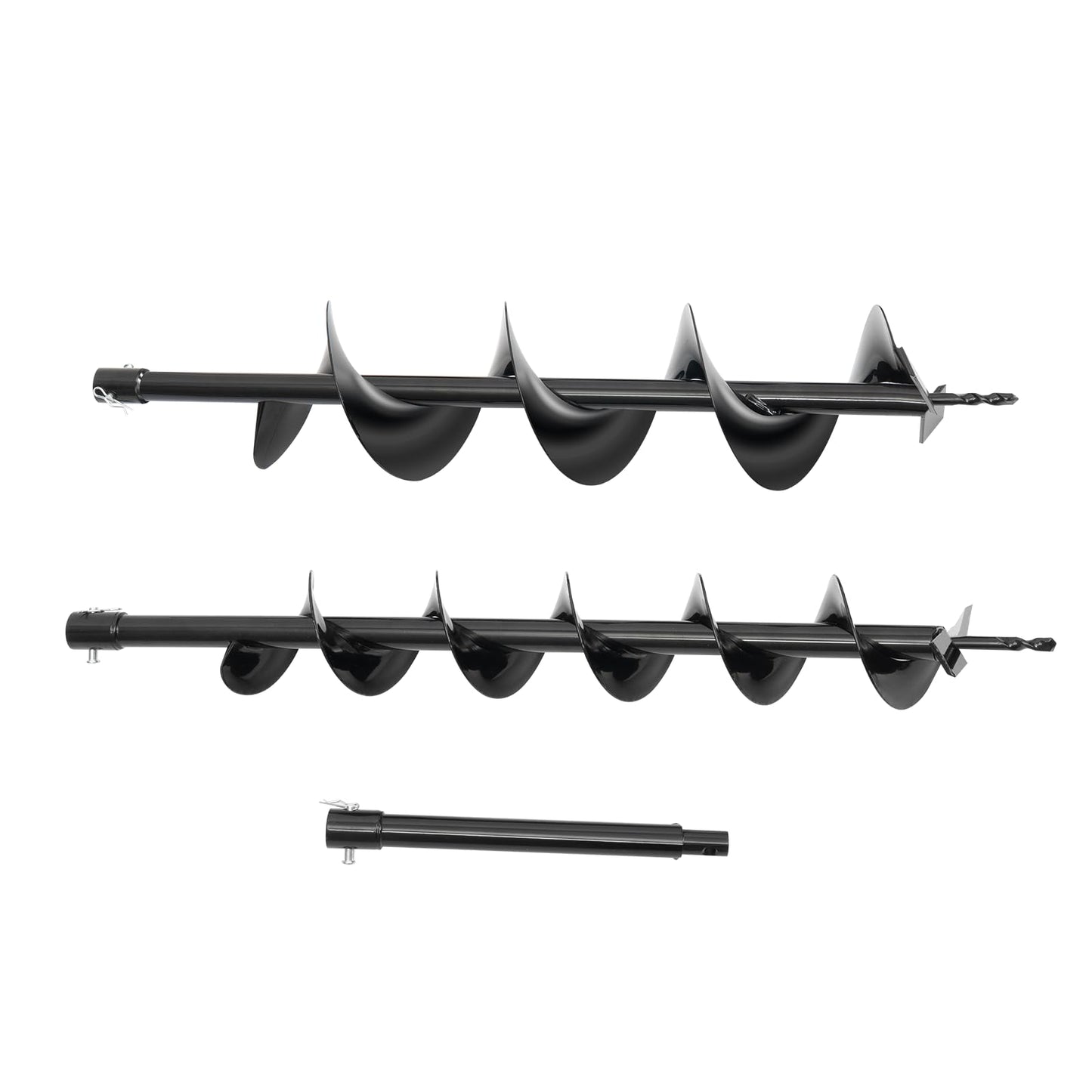 71CC 2-Stroke Gas Powered Earth Auger Post Hole Digger with 4"/6"/8" Drills, 3.13HP Hole Digging Machine Auger Spiral Drill Bit Borer Fence Ground Drill for Garden & Lawn Digging Planting Drilling