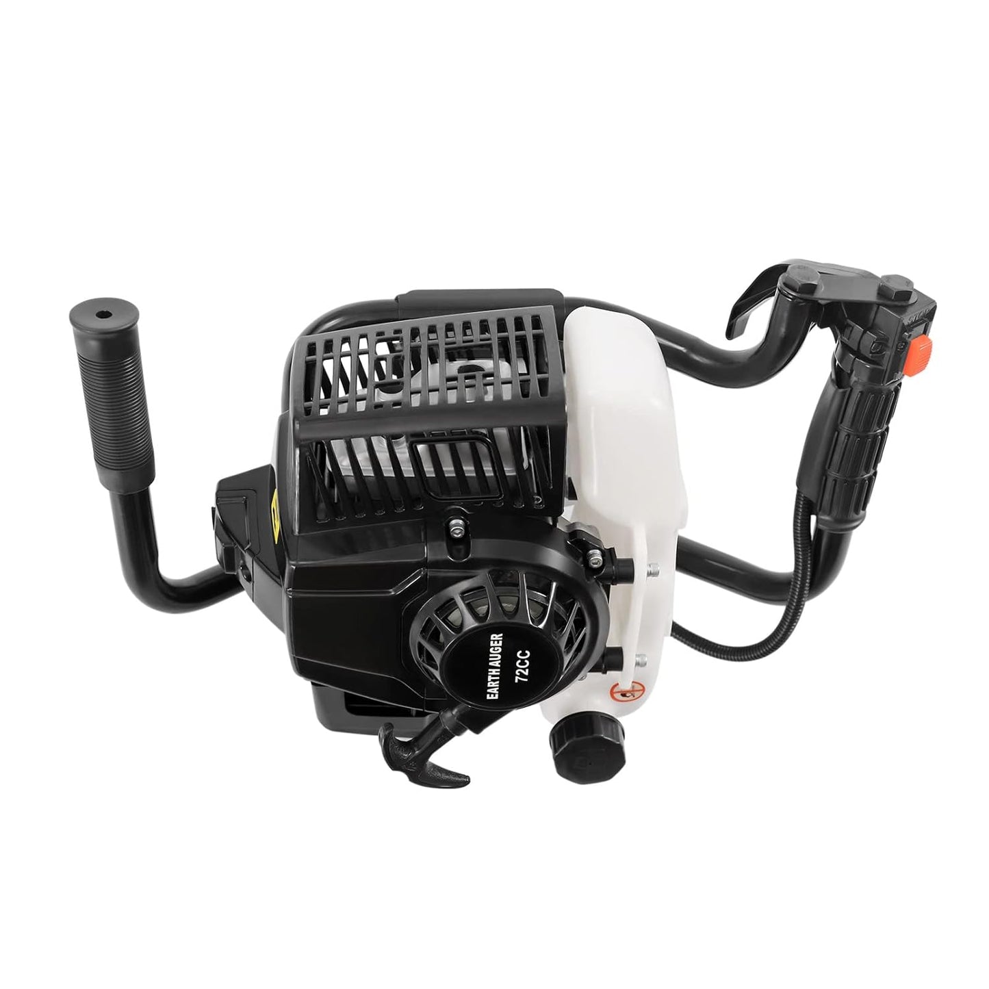71CC 2-Stroke Gas Powered Earth Auger Post Hole Digger with 4"/6"/8" Drills, 3.13HP Hole Digging Machine Auger Spiral Drill Bit Borer Fence Ground Drill for Garden & Lawn Digging Planting Drilling