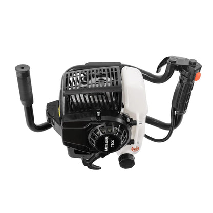 71CC 2-Stroke Gas Powered Earth Auger Post Hole Digger with 4"/6"/8" Drills, 3.13HP Hole Digging Machine Auger Spiral Drill Bit Borer Fence Ground Drill for Garden & Lawn Digging Planting Drilling