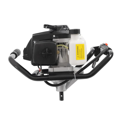 71CC 2-Stroke Gas Powered Earth Auger Post Hole Digger with 4"/6"/8" Drills, 3.13HP Hole Digging Machine Auger Spiral Drill Bit Borer Fence Ground Drill for Garden & Lawn Digging Planting Drilling
