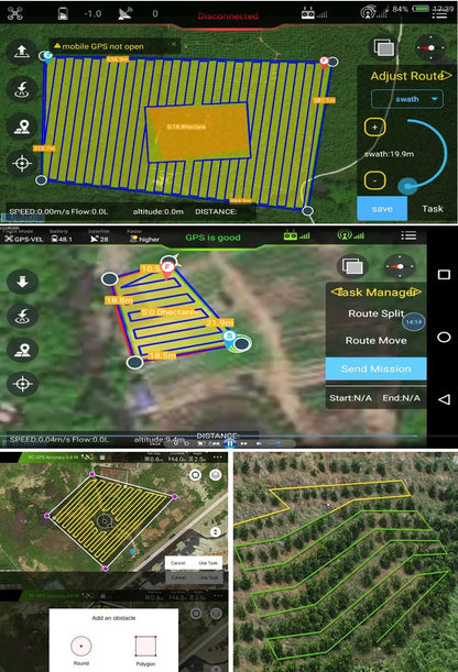 30 liters uav drone crop sprayer with gps for agriculture spraying fumigate